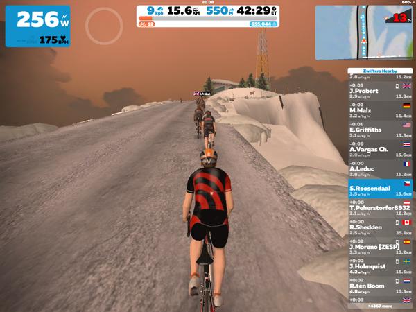 Zwift screenshot